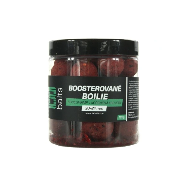 TB Baits Spice Shrimp Boosted Boilie 20-24mm / 120g