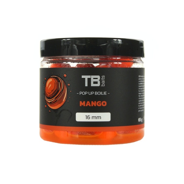 TB Baits Pop-Up Mango + NHDCрозмір 16mm / 65g - MPN: TB00800 - EAN: 8596601008009