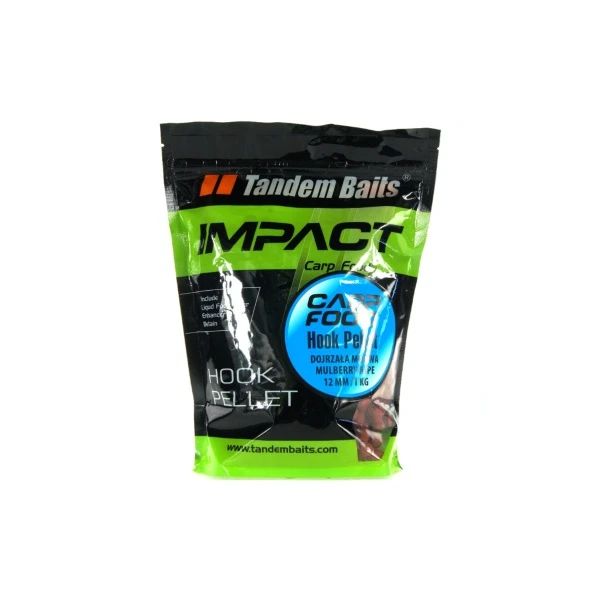 TandemBaits Carp Food Hook Pellet - Dojrzała Morwa 12mm /1kg