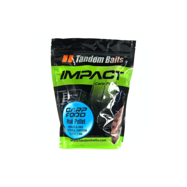TandemBaits Carp Food Hook Pellet - Homar & Raksize 12mm /1kg - MPN: 17274 - EAN: 5907666688403