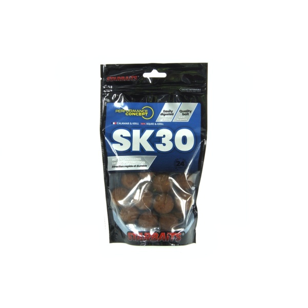Starbaits Performance Boilies - SK30méret 24 mm / 0,2kg - MPN: 63070 - EAN: 3297830630706