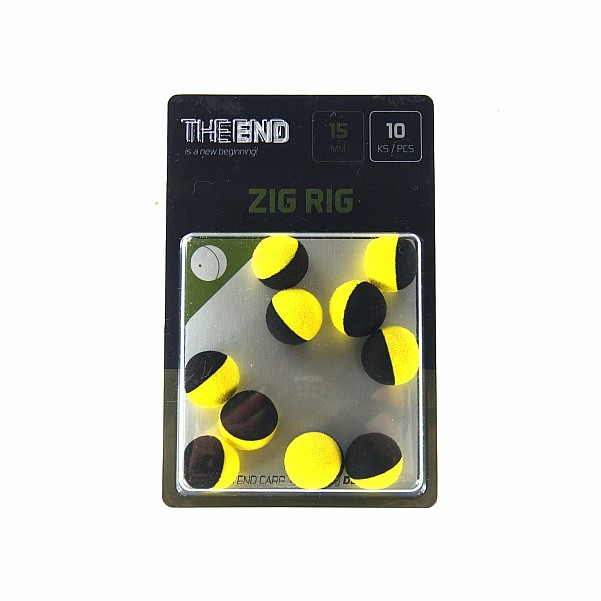 Delphin THE END Zig Rig - Negru-Galbenmărimea 15mm - MPN: 830420015 - EAN: 8586018466219