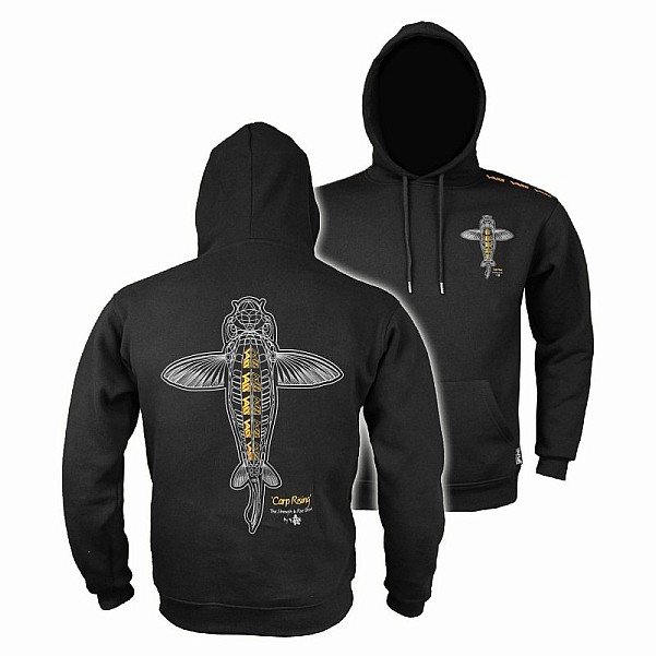 Vass Carp Rising Hoody - Blacktaille S - MPN: VQ559/08/S
