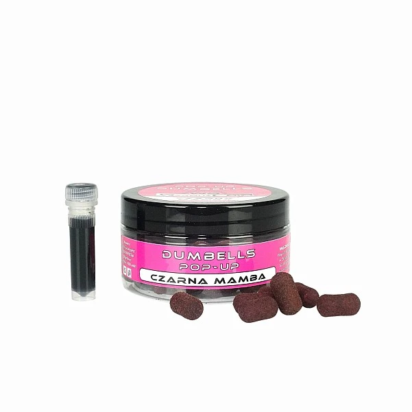 WarmuzBaits Pop-Up Dumbells 10mm - Чорна Мамба 10 mm dumbells / 100ml