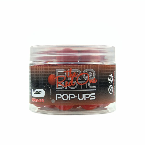 NEW Starbaits Probiotic Pop-Ups - The Red One méret 16mm/50g - MPN: 84107 - EAN: 3297830841072