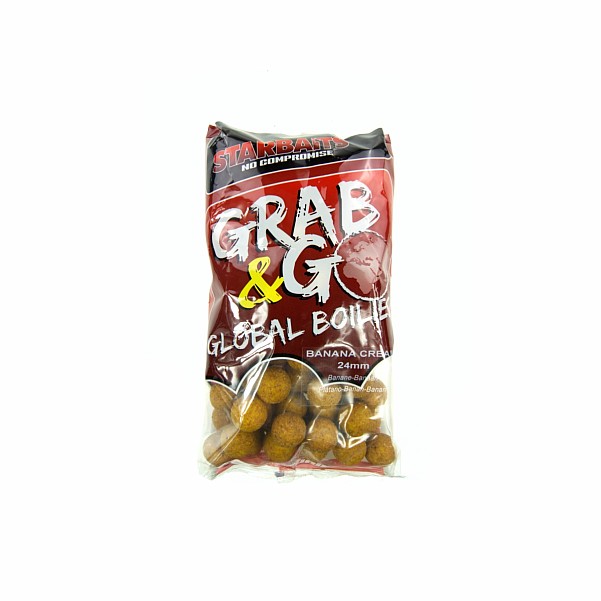 Starbaits Grab&Go Global Boilies - Banana Cream velikost 24mm /1kg - MPN: 17161 - EAN: 3297830171612