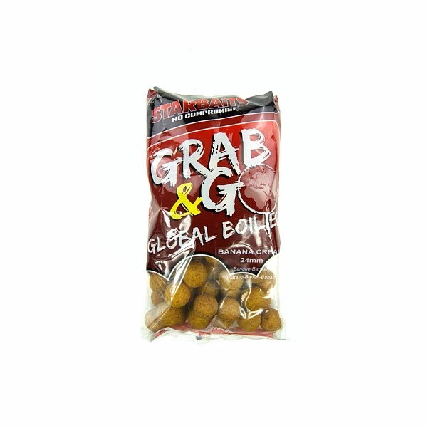 Starbaits Grab&Go Global Boilies - Banana Cream  24mm /1kg