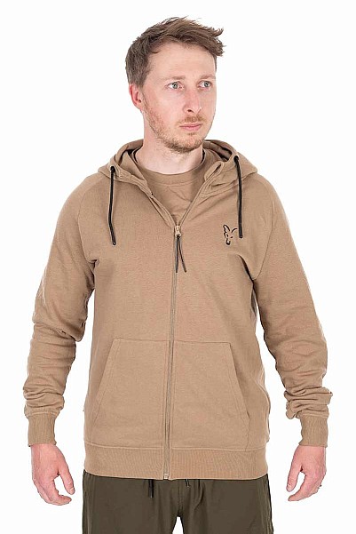 Fox Collection LW Zip Hoody - Tan Ltddydis S - MPN: CCL310