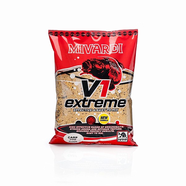 Mivardi V1 CARP Groundbait - Pineappleembalaje 2850g - MPN: M-GV1PINEA28 - EAN: 8595712423619