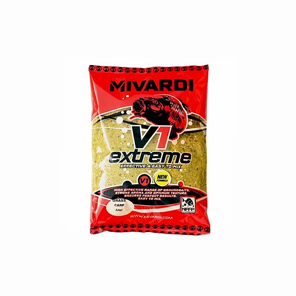 Mivardi V1 CARP Groundbait - Grass Carpembalaje 2850g - MPN: M-GV1CAGRC28 - EAN: 8595712429949