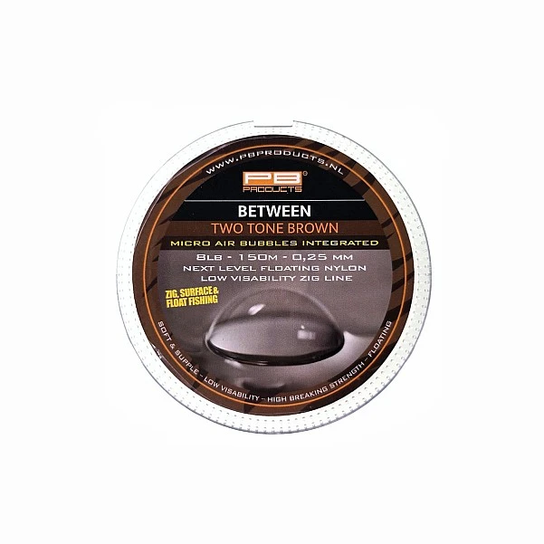 PB Between Zig Line - Two Tone Brown 0.25mm / 8lb - 150 m
