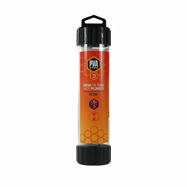 Delphin PVA NTastic Mesh on Tube with Plunger 35mm/7m - Slow Melt 35mm / 7m