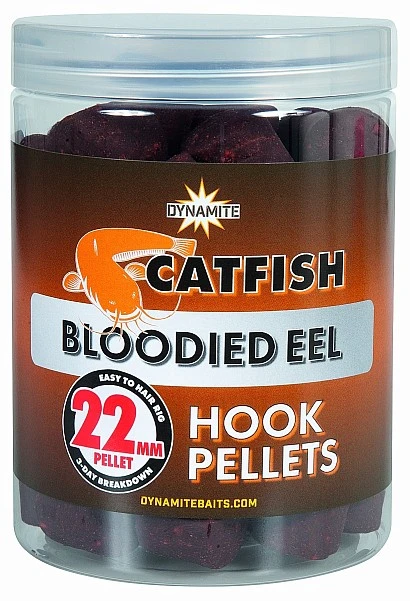 Dynamite Baits Catfish Hook Pellets - Bloodied EEL 22mm