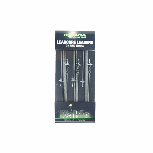 Korda Leadcore Leader Ring Swivelkolor Weed/Silt - MPN: LLRSW - EAN: 5060062115321