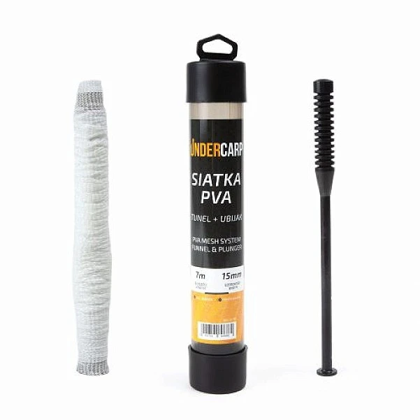 UnderCarp - Red PVA Túnel + Compactador 15mm 7m 15mm / 7m