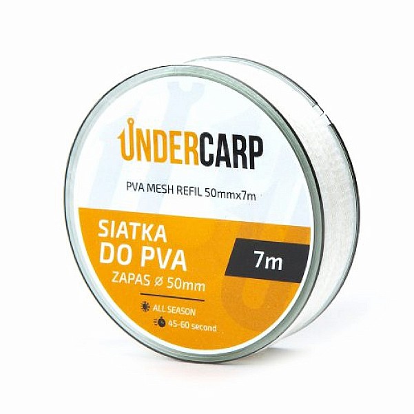 UnderCarp - Spare PVA Mesh 50mm 7mversion 50mm / 7m - MPN: UC764 - EAN: 5902721608891