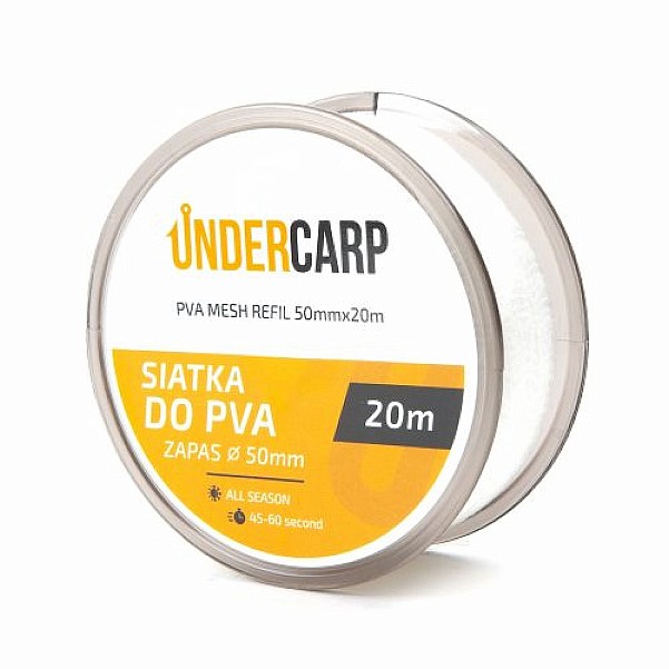 UnderCarp - Spare PVA Mesh 50mm 20mversion 50mm / 20m - MPN: UC766 - EAN: 5902721608914