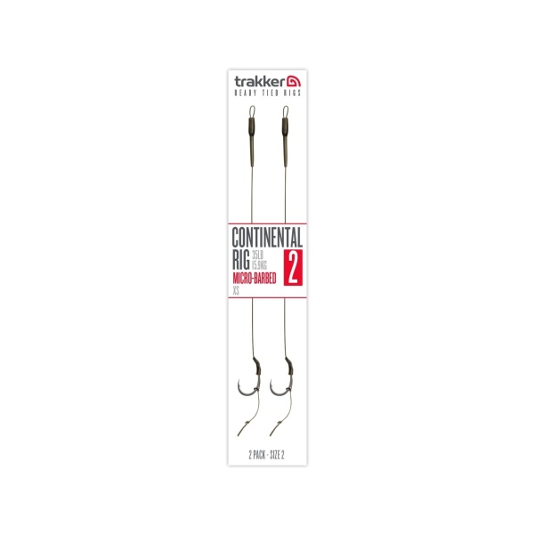 Trakker Continental Ready Rigs (Micro Barb.)méret 2 - MPN: 228755 - EAN: 5056618311910