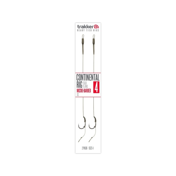 Trakker Continental Ready Rigs (Micro Barb.)méret 4 - MPN: 228756 - EAN: 5056618311903