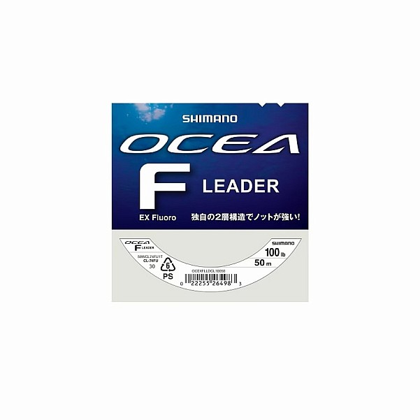SHIMANO OCEA Leader EX Fluorocarbonmodello 0.91mm (100lb / 45.4kg) - 50m - MPN: 59WCL74FU1T - EAN: 022255264983