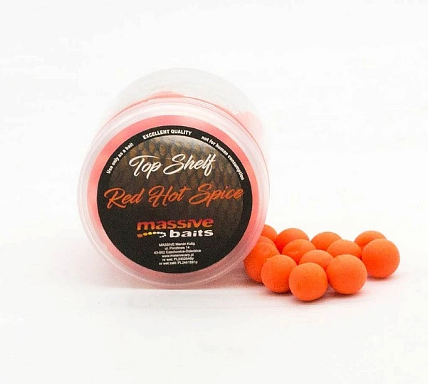 MassiveBaits Top Shelf Pop-Ups - Red Hot Spice 14mm