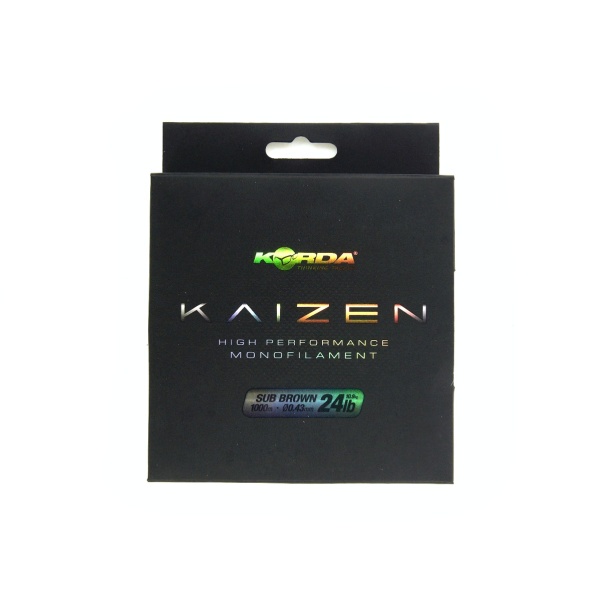 Korda Kaizen Mono - Brownmodel 0.43mm (25lb / 10.9kg) - 1000m - MPN: KDCM24 - EAN: 5056832400506