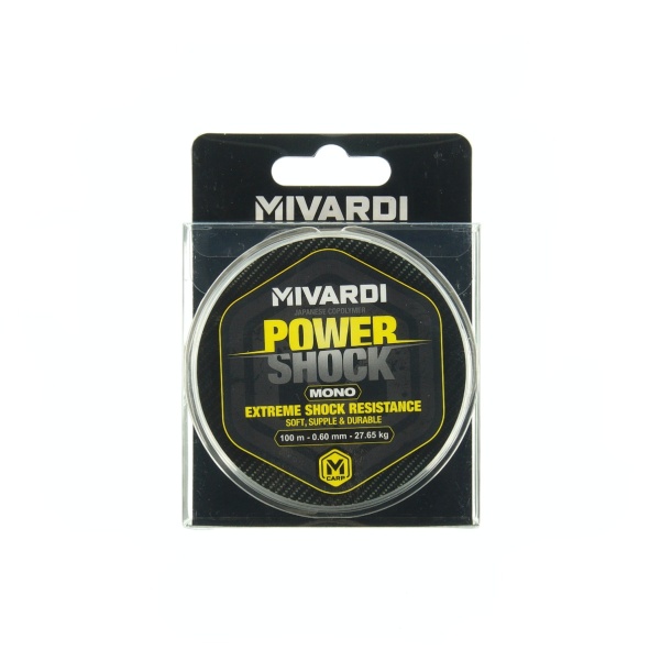 Mivardi Power Shock Monoдіаметр 0.60mm (27.65kg) - 100m - MPN: MIV-LPS1060 - EAN: 8595712426092