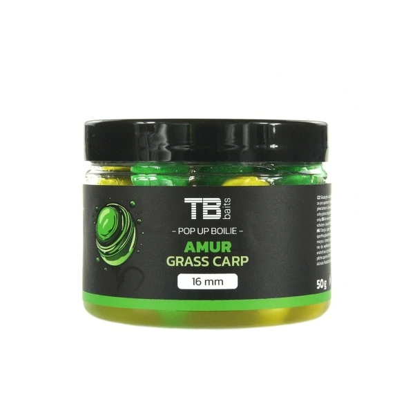 TB Baits AMUR Grass Carp Pop-Up Boilie 16mm / 50g