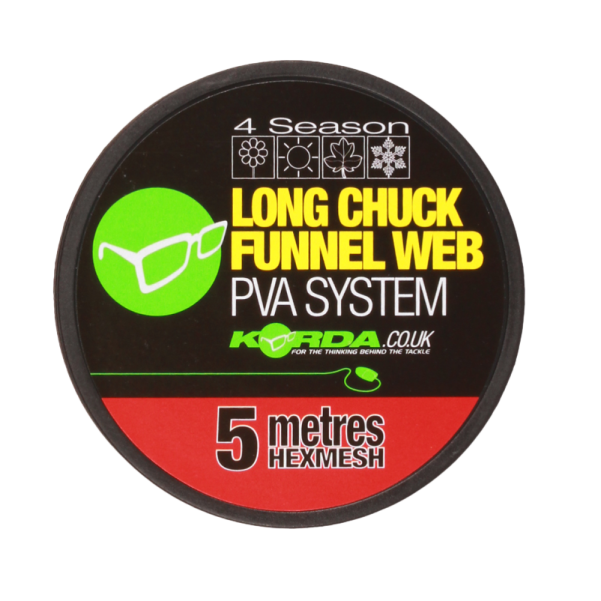 Korda Longchuck Funnel Web 4 Seasons 16mm / 5m RefillAusführung 16mm / 5m (hexmesh) - MPN: KLCHR5 - EAN: 5060062112290
