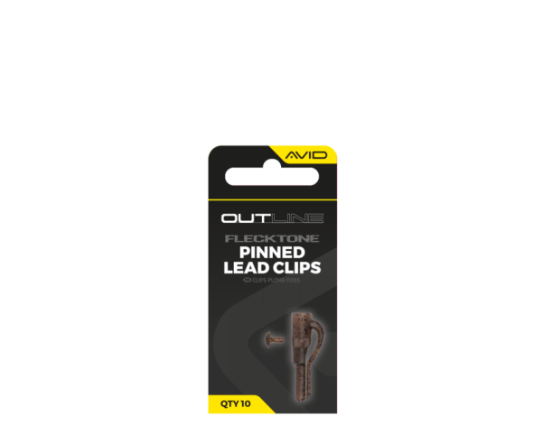 Avid Carp Outline Flecktone Pinned Lead Clips