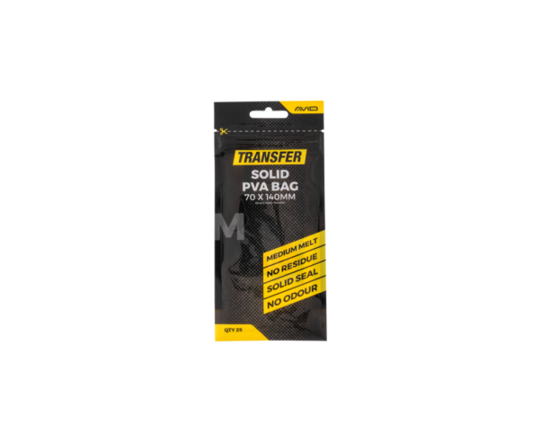 Avid Carp Transfer Solid PVA Bags Medium (70x140mm) Avid Carp Transfer Solid PVA Bags Medium (70x140mm)