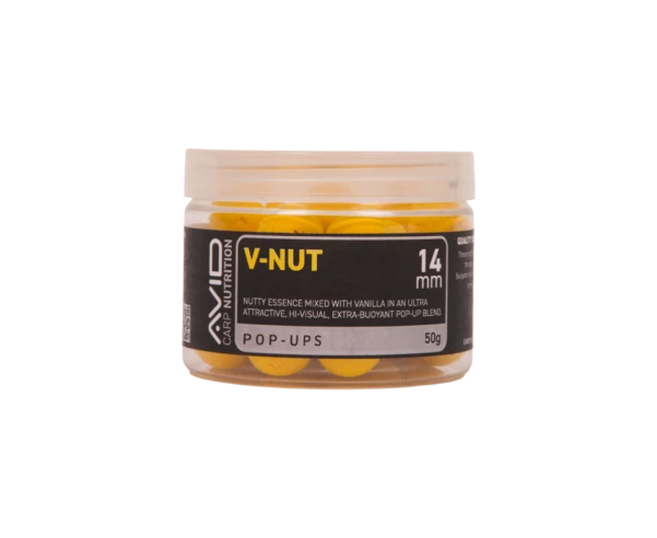 Avid Carp V-Nut Pop-Up Yellow 14mm