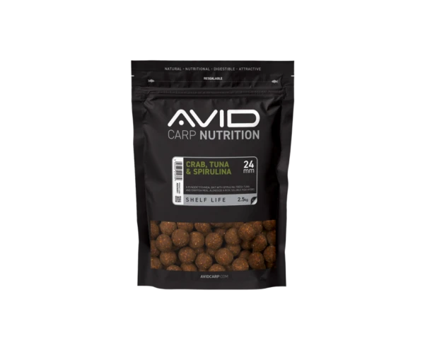 Avid Carp Crab, Tuna & Spirulina Boilies  24mm / 2,5kg