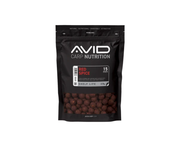 Avid Carp Red Spice Boilies 15mm / 2,5kg
