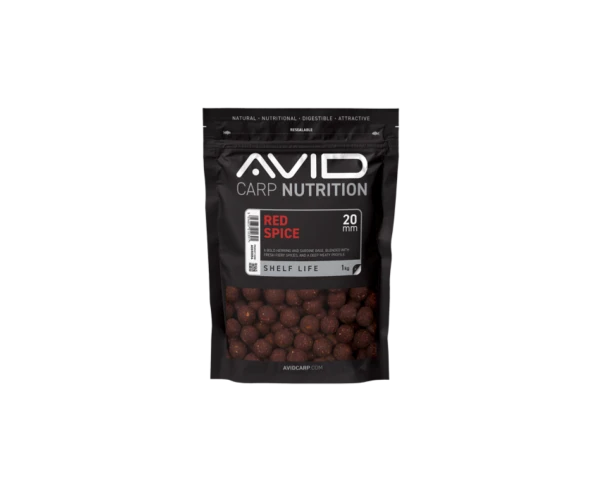 Avid Carp Red Spice Boilies 20mm / 1kg