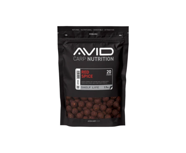 Avid Carp Red Spice Boilies 20mm / 2,5 kg