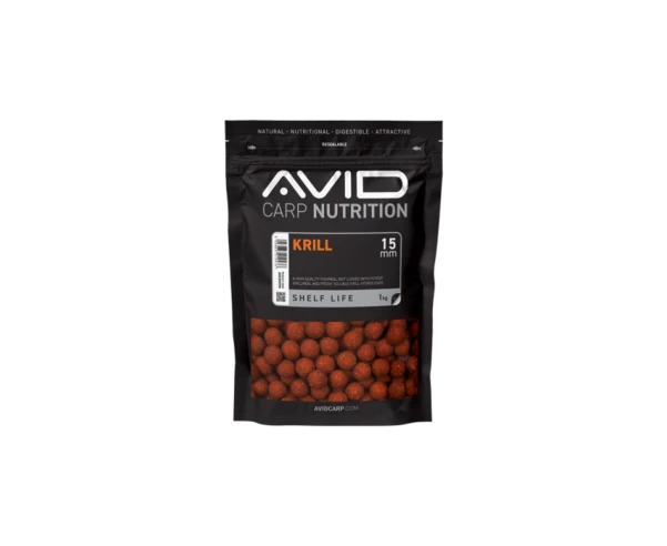 Avid Carp Nutrition Krill Boilies 15mm / 1kg