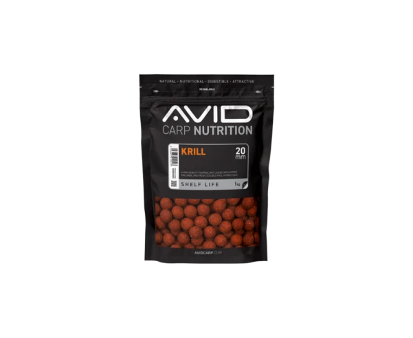 Avid Carp Nutrition Krill Boilies 20mm / 1kg