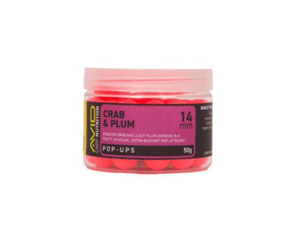 Avid Carp Crab & Plum Pop-Up Pink 14mm