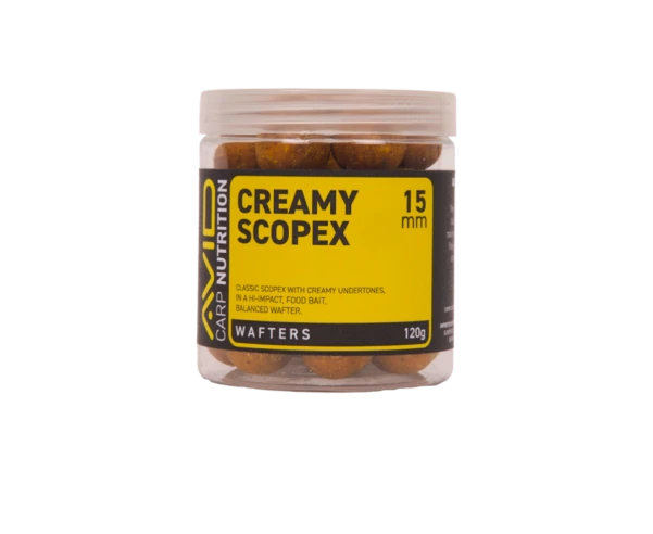 Avid Carp Creamy Scopex Wafter 15mm