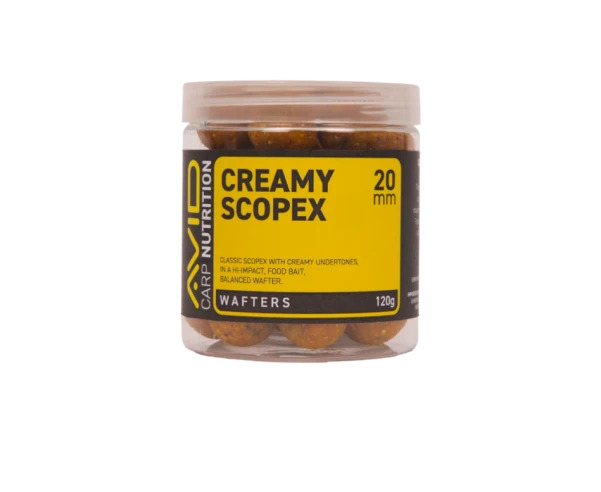 Avid Carp Creamy Scopex Wafter 20mm