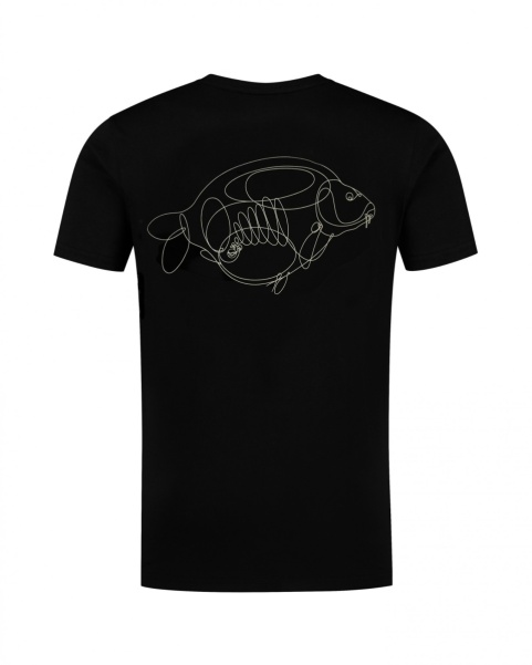 Korda One Liner T-Shirt - Blacksize S - MPN: KC0108