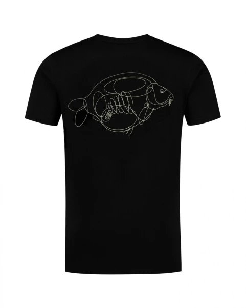 Korda One Liner T-Shirt - Black XXXL