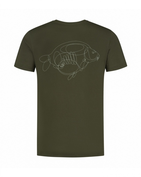 Korda One Liner T-Shirt - Olivesize S - MPN: KC0115