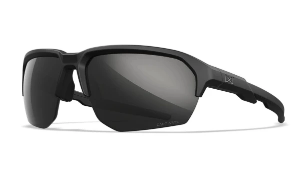 WileyX JAKL Captivate Polarized Black Mirror Matte Black Frame
