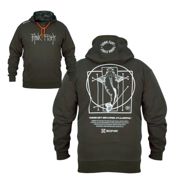 Sonik Hoody By Think Fishy Artméret M - MPN: NC0091 - EAN: 5055279549052