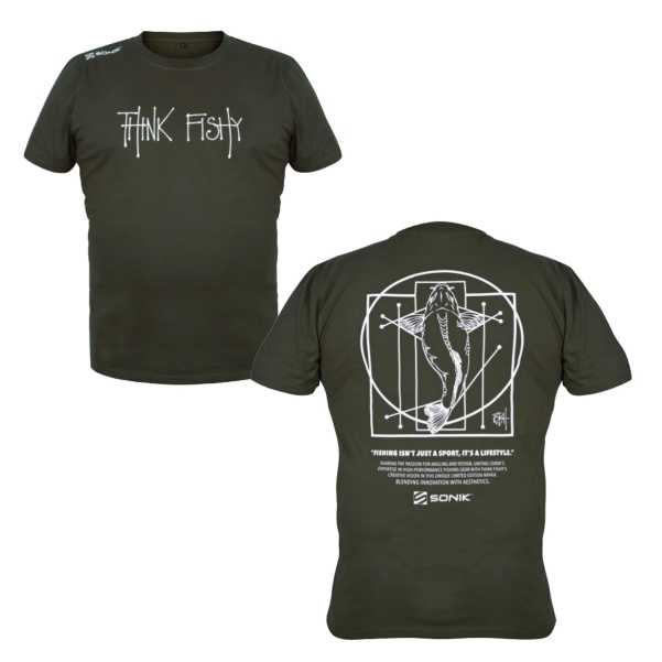 Sonik T-Shirt By Think Fishy Artméret M - MPN: NC0101 - EAN: 5055279549151