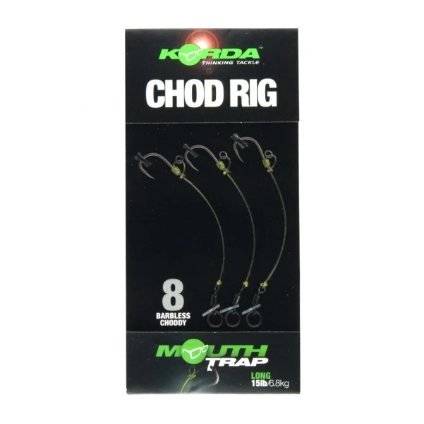 Korda Chod Rig - Long (Barbless) 8 Long (bezzadziorowy)