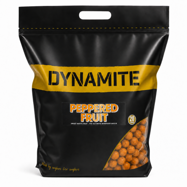 DynamiteBaits Peppered Fruit Boilies 20 mm / 5kg DynamiteBaits Peppered Fruit Boilies 20 mm / 5kg