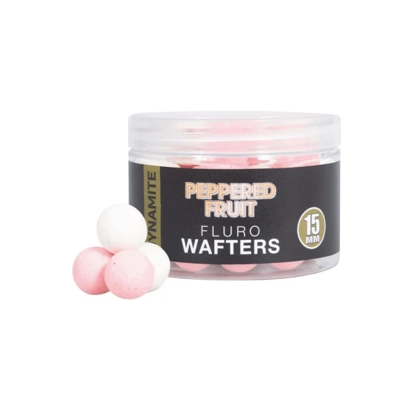 DynamiteBaits Peppered Fruit Fluro Wafters 15 mm